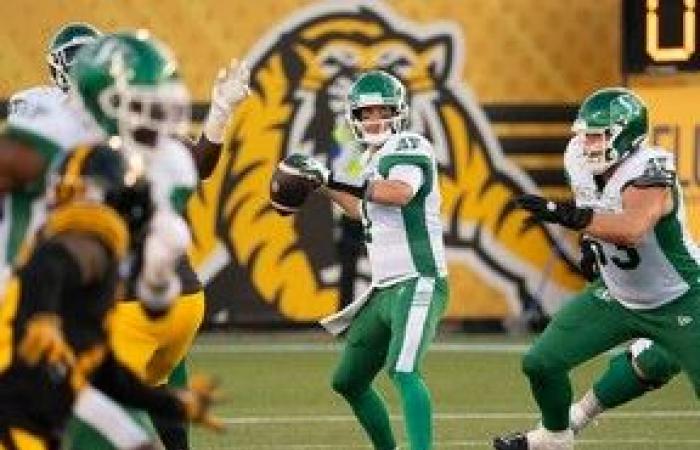 Saskatchewan Roughriders stun Tiger-Cats with last-second victory