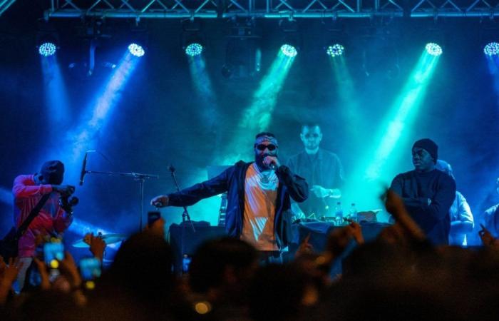 French rapper La Fouine brought the old town of Moutier to overflowing