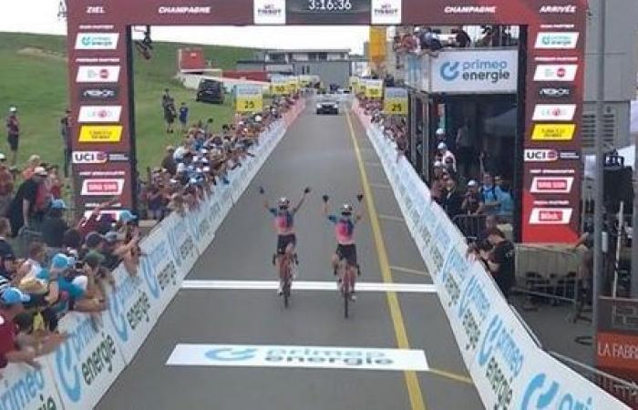 Tour de Suisse ladies: Bradbury wins the 3rd stage in Champagne