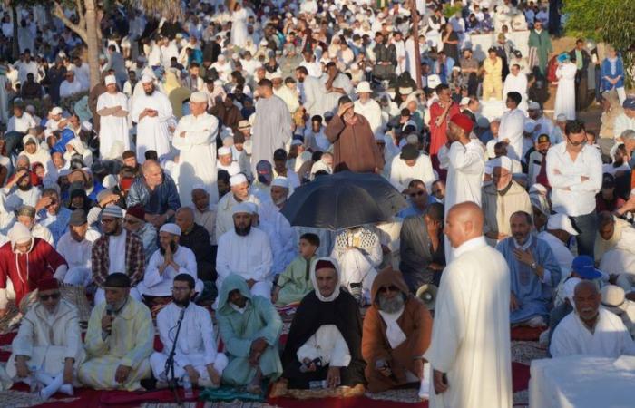 Eid Al-Adha prayer: images of an atmosphere of piety and communion in the mossallas