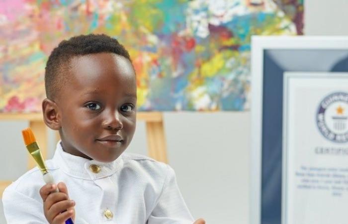 The youngest artist in the world isn’t even 2 years old and he’s already selling works for $7,000