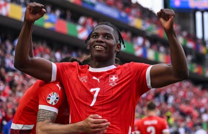 Breel Embolo scorer with Switzerland for the start of the Euro