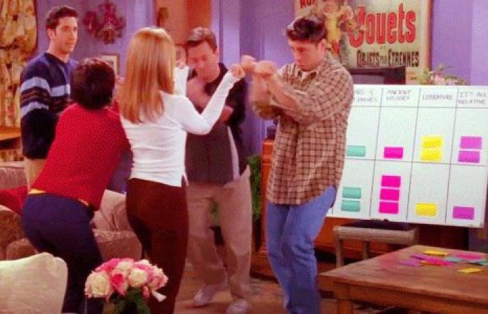 only someone who watches Friends every year will be able to find the right season thanks to the characters’ haircuts