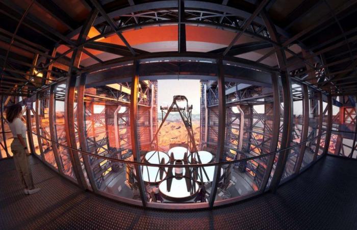 This giant telescope will be one of the largest mechanized buildings ever built