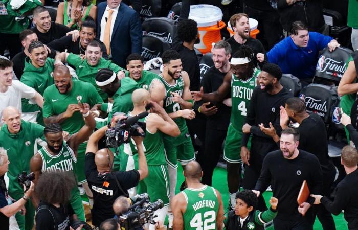 Jayson Tatum and Jaylen Brown give the Celtics an 18th NBA title! • USA Basketball