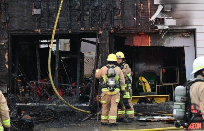 [PHOTOS] Third arson in two days in Quebec