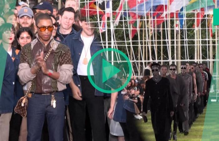 Pharrell Williams opens Paris Fashion Week with an engaged show celebrating multiculturalism