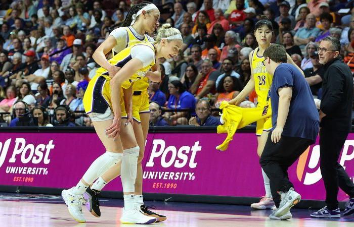 Cameron Brink: WNBA rookie and Olympic hopeful leaves game with knee injury