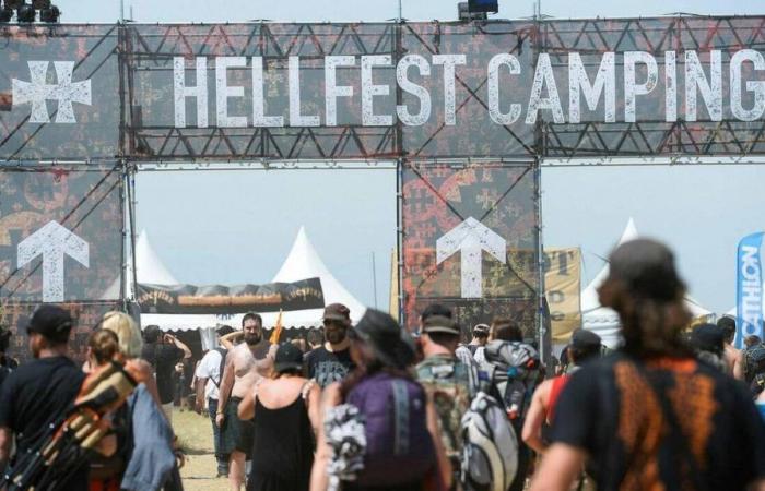 Hellfest. Bicycle parking, tiny house, Keeper of Darkness… Here are the ...