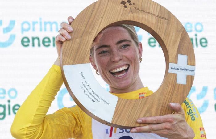 Demi Vollering, at the head of women’s cycling which is “growing too quickly”