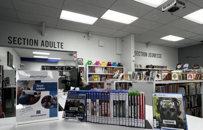 Saint-Lin-Laurentides Library lends video games