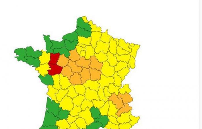 Rain-flood: three departments of Île-de-France on yellow alert this Friday
