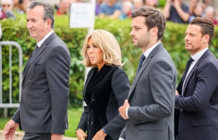 many personalities present for the last farewell to the French singer