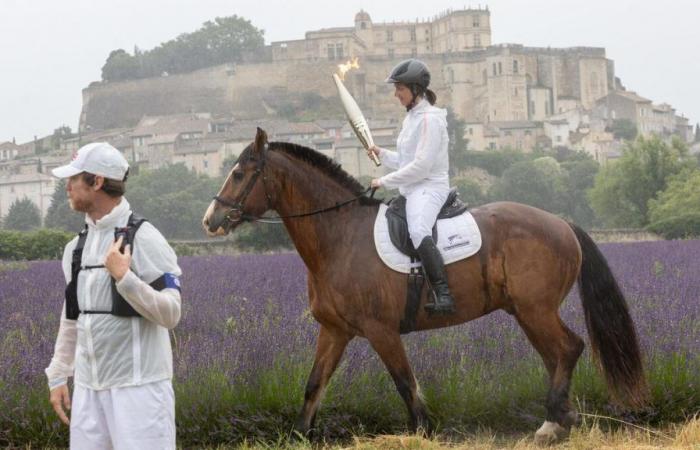 Paris 2024 Olympic Games: Philippe Saint-André, lavender fields… Relive the day of the flame in Drôme