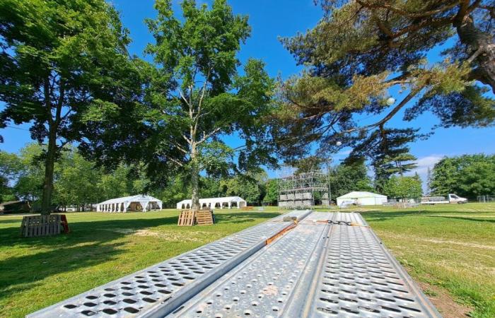 Stages, lights, sounds, bars, tents: how the puzzle of the Beauregard festival takes shape