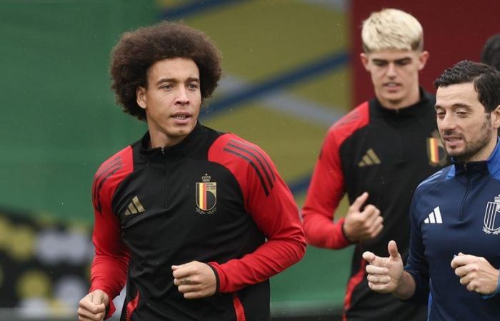 The big problem: Axel Witsel is out of the match against Romania, “he will have an MRI on Saturday morning”