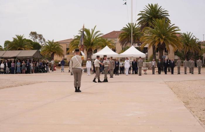 The 54th Artillery Regiment in Hyères has a new boss
