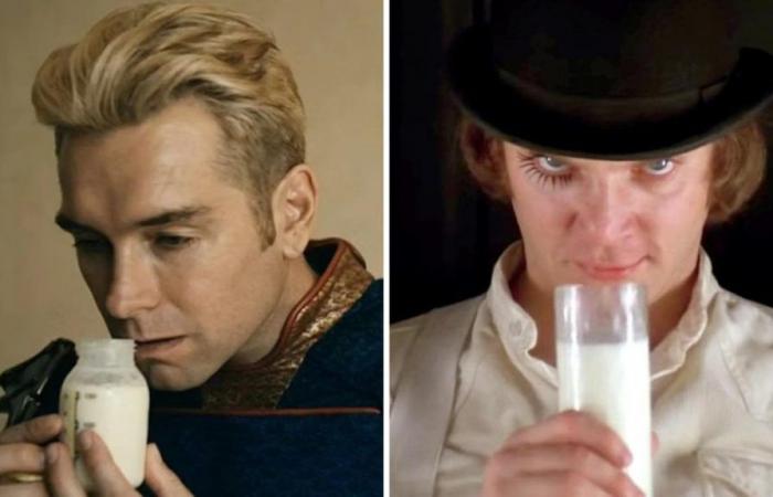 why do bad guys in movies and series drink milk?