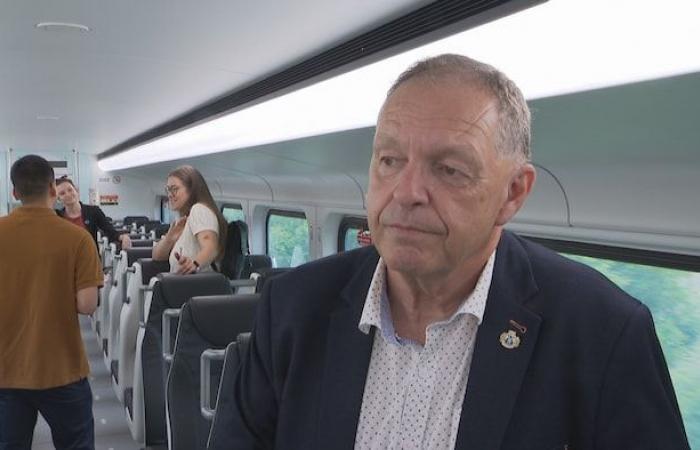 The new exo trains unveiled in Saint-Jérôme