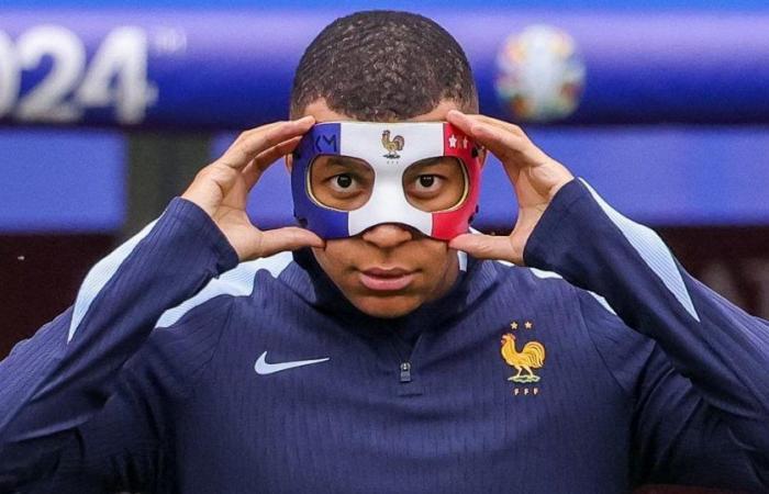when Kylian Mbappé’s mask becomes the laughing stock of social networks
