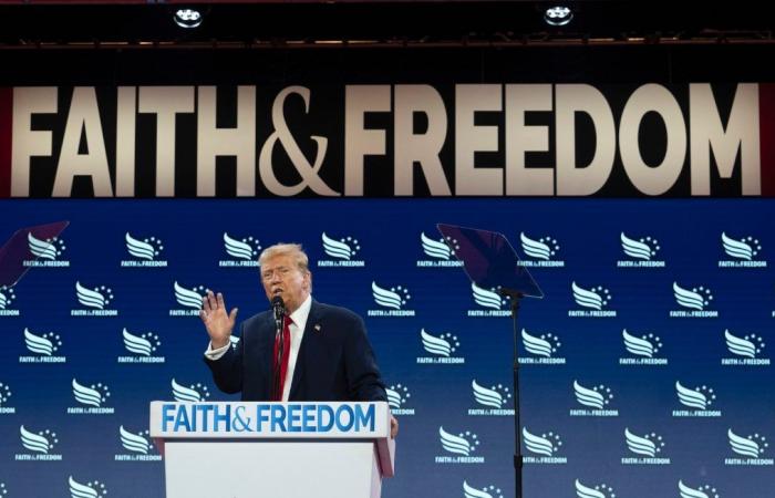 ‘Vote’ for me, I’ll defend you: Trump courts evangelical Christians