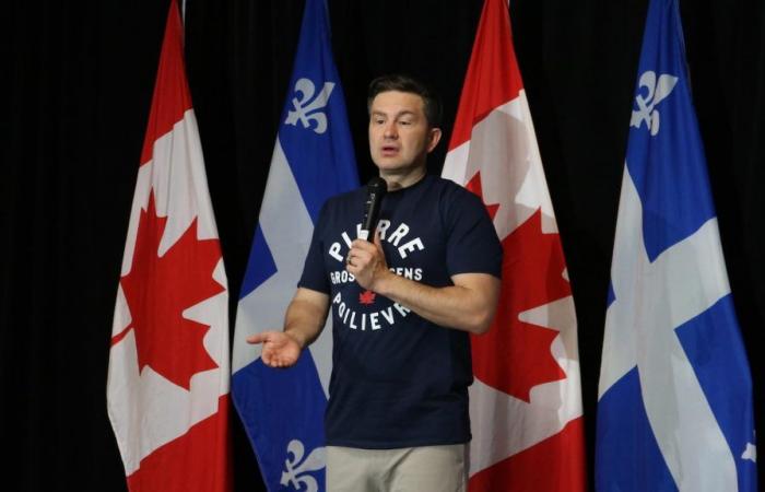 Pierre Poilievre courts Rivière-du-Loup | Radio-Canada