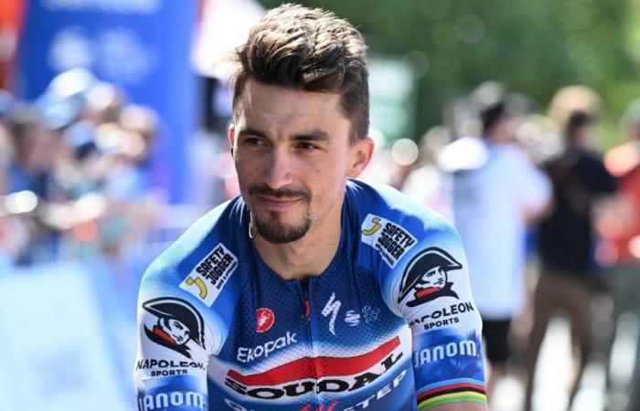 Julian Alaphilippe lined up for the Tour of Slovakia rather than the Tour de France