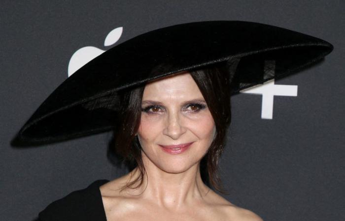 At the AMI fashion show, Juliette Binoche managed to make this vacation hairstyle ultra classy