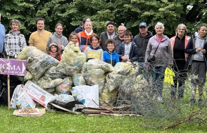 Grand Périgueux: Volunteers collected more than 80 kilos of waste