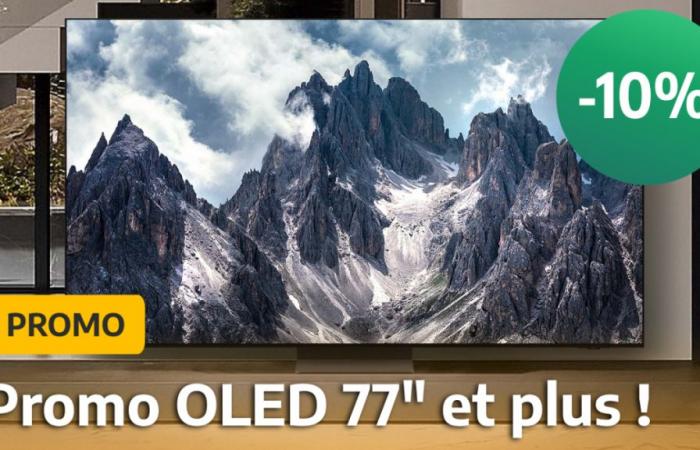 4K OLED TVs of 77 inches and above are on sale for several hundred euros at Darty this weekend!