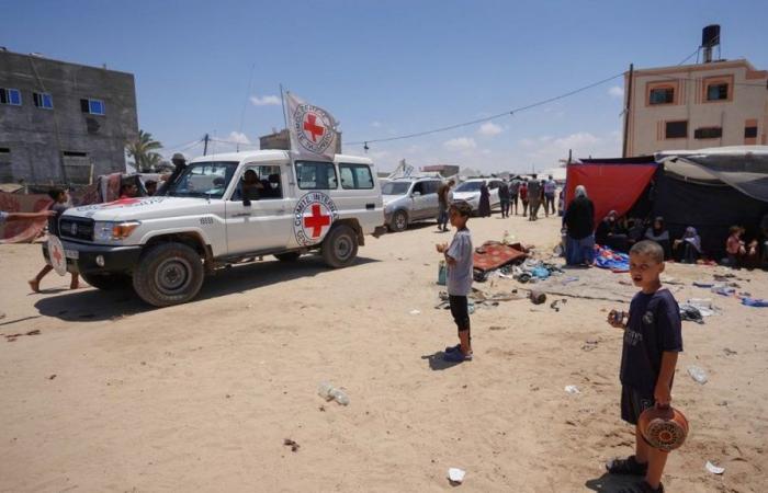 the Red Cross announces the death of 22 people in shooting which damaged its office in Gaza