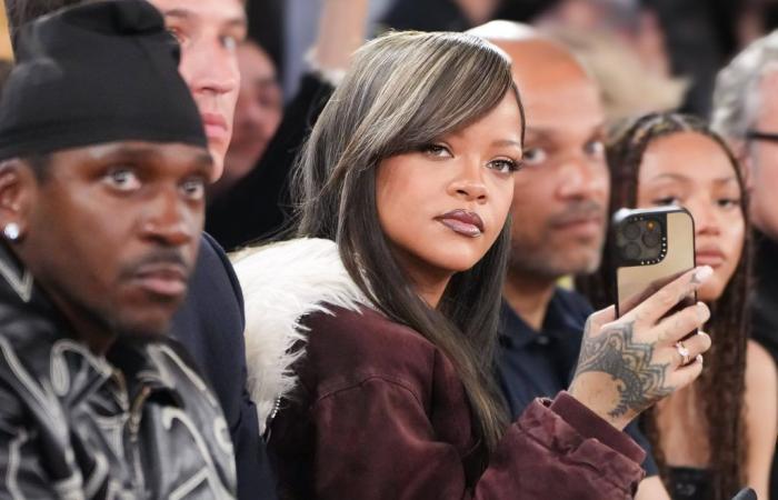 In Paris, Rihanna’s pride, front row for A$AP Rocky’s first fashion show