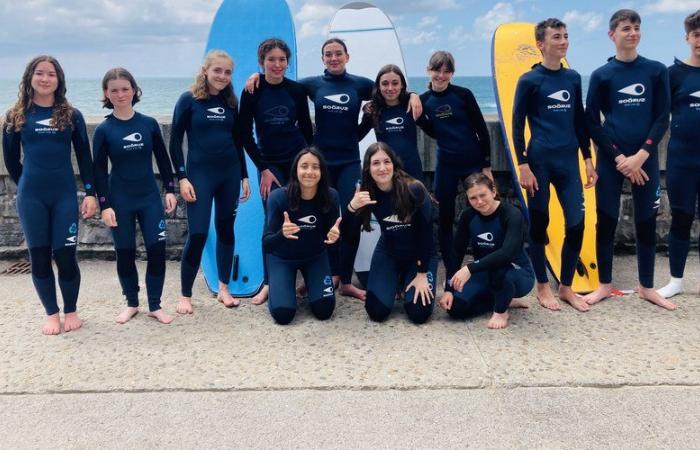 Jean Vigo’s students discover Biarritz with a surf and environment stay