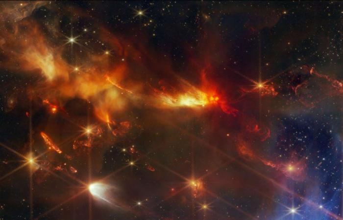 The James-Webb discovered aligned star jets. A mystery ?
