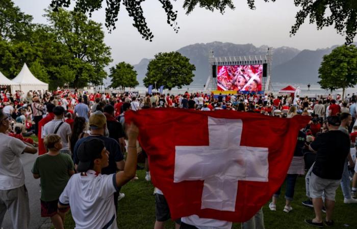 DJ Bonnet on the decks for Switzerland – Germany