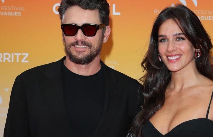 James Franco, 46 ​​years old and his partner Isabel Paksad, 28 years old, flashy smiles at the Biarritz festival