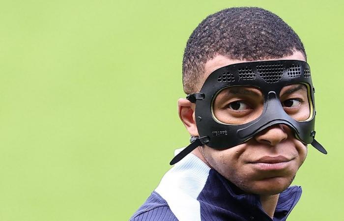Euro 2024 – French team – Blues – Training and new mask for Mbappé, Camavinga absent