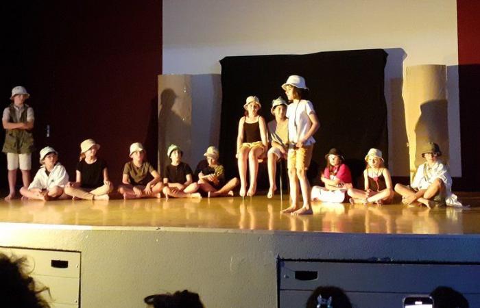 Villeneuve. La Bastide school participated in the Aurillac children’s expression festival