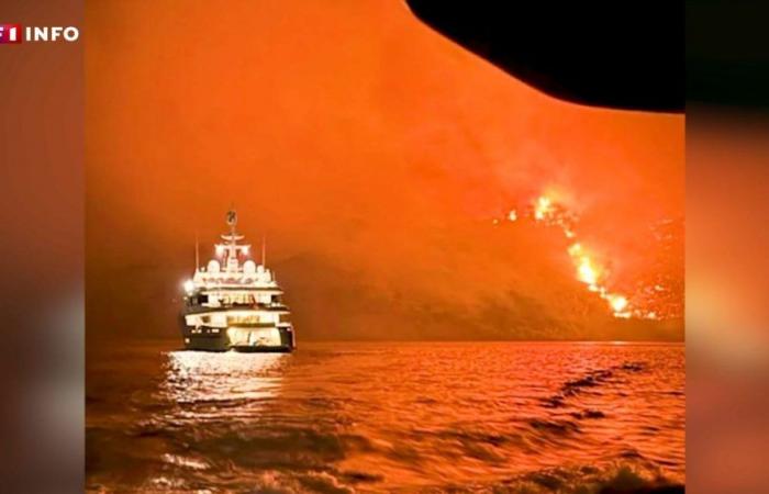 Fireworks fired from a yacht in Greece: the fire is extinguished, not the controversy