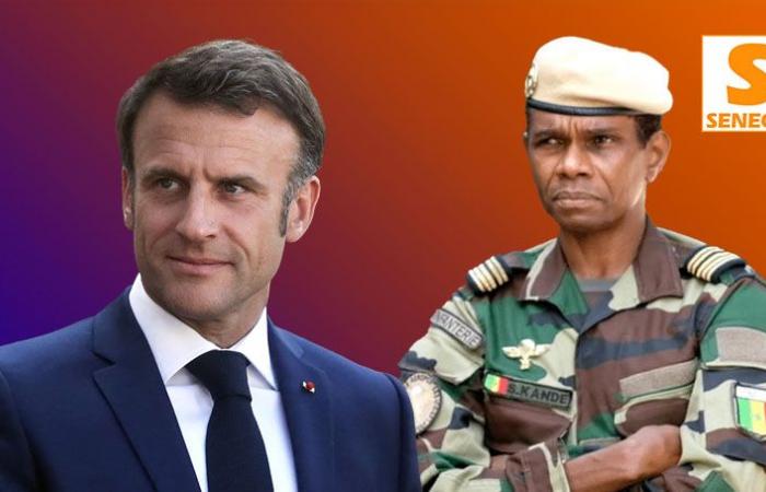 Assigned to New Delhi, General Kandé is appointed officer of the Legion of Honor by Macron
