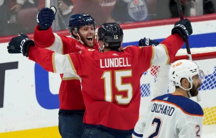 The Panthers win the Stanley Cup against the Oilers