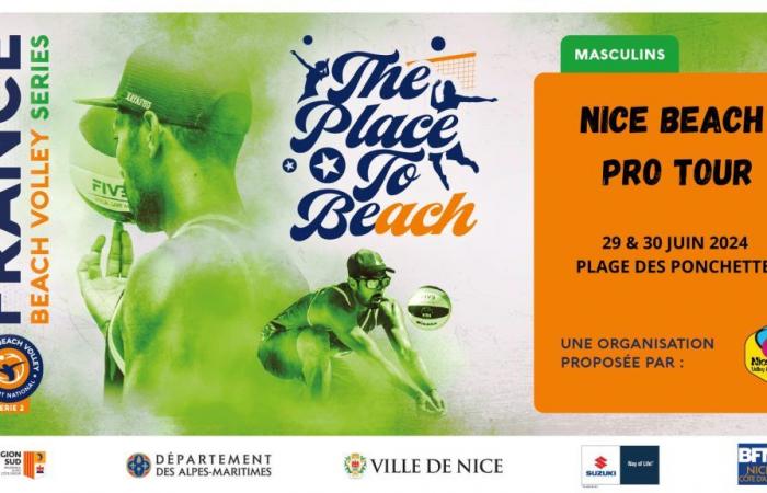 Nice Beach Volley Pro Tour 2024 in partnership with BFM Nice Côte d’Azur