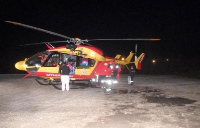 Serious accident in the Fontainebleau forest: a motorist airlifted
