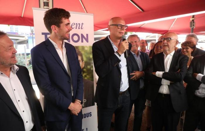 in Périgueux, Edouard Philippe wants to unite a right more divided than ever