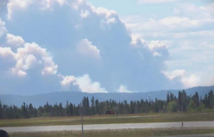 Port-Cartier: forest fires still out of control and near the city