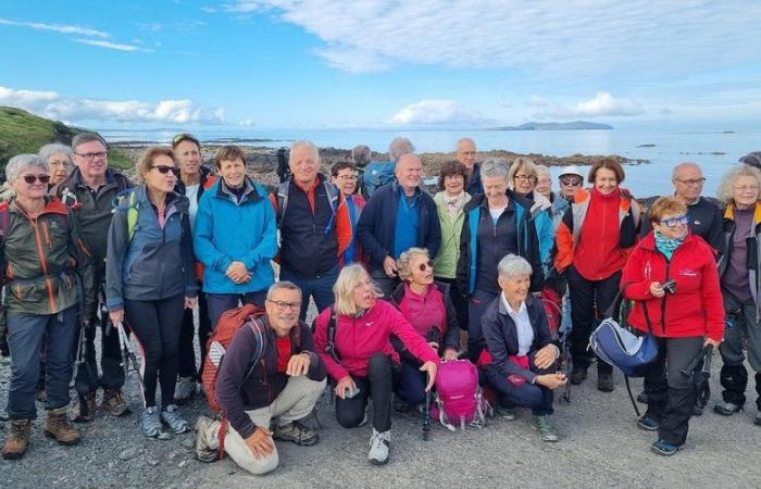 A group climbed to the highest peak of the island: Irish walk for hikers from the Agenais Sports Group