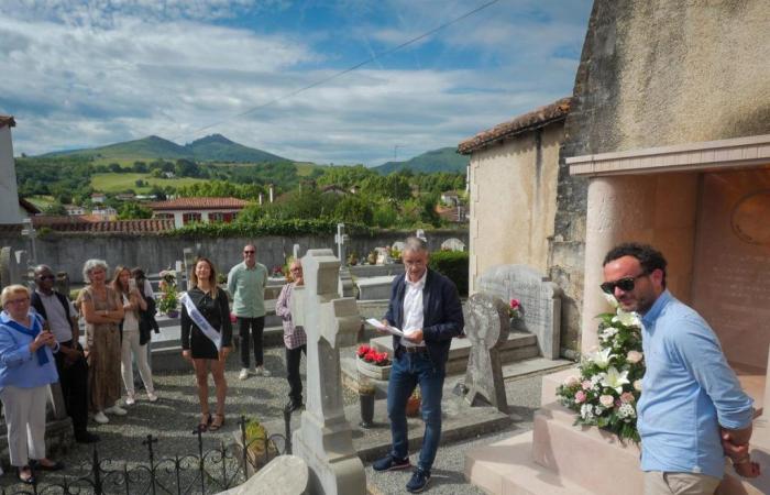 the tomb of the first Miss France, renovated, awaits its flower crowns in Espelette
