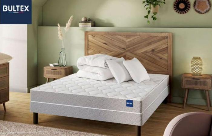 Conforama halves the price of this pack of Bultex mattresses and box springs made in France
