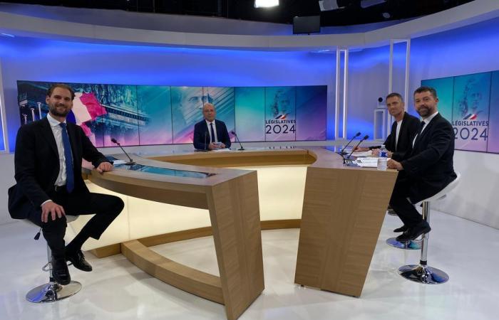 VIDEO. 2024 legislative elections in Nice. What to remember from the debate between Graig Monetti, Olivier Salerno and Virgile Vanier but without Eric Ciotti