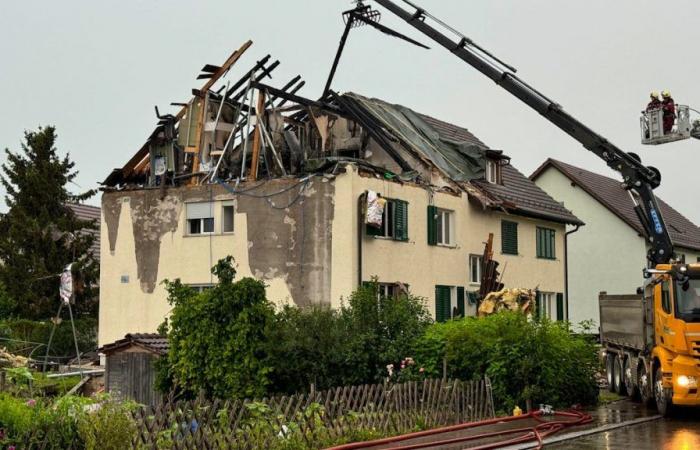 Explosion in Dorf ZH: Attic was only recently rebuilt